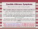 Candida Albicans Symptoms