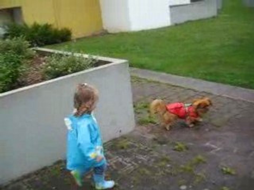 Chiara promène Holly