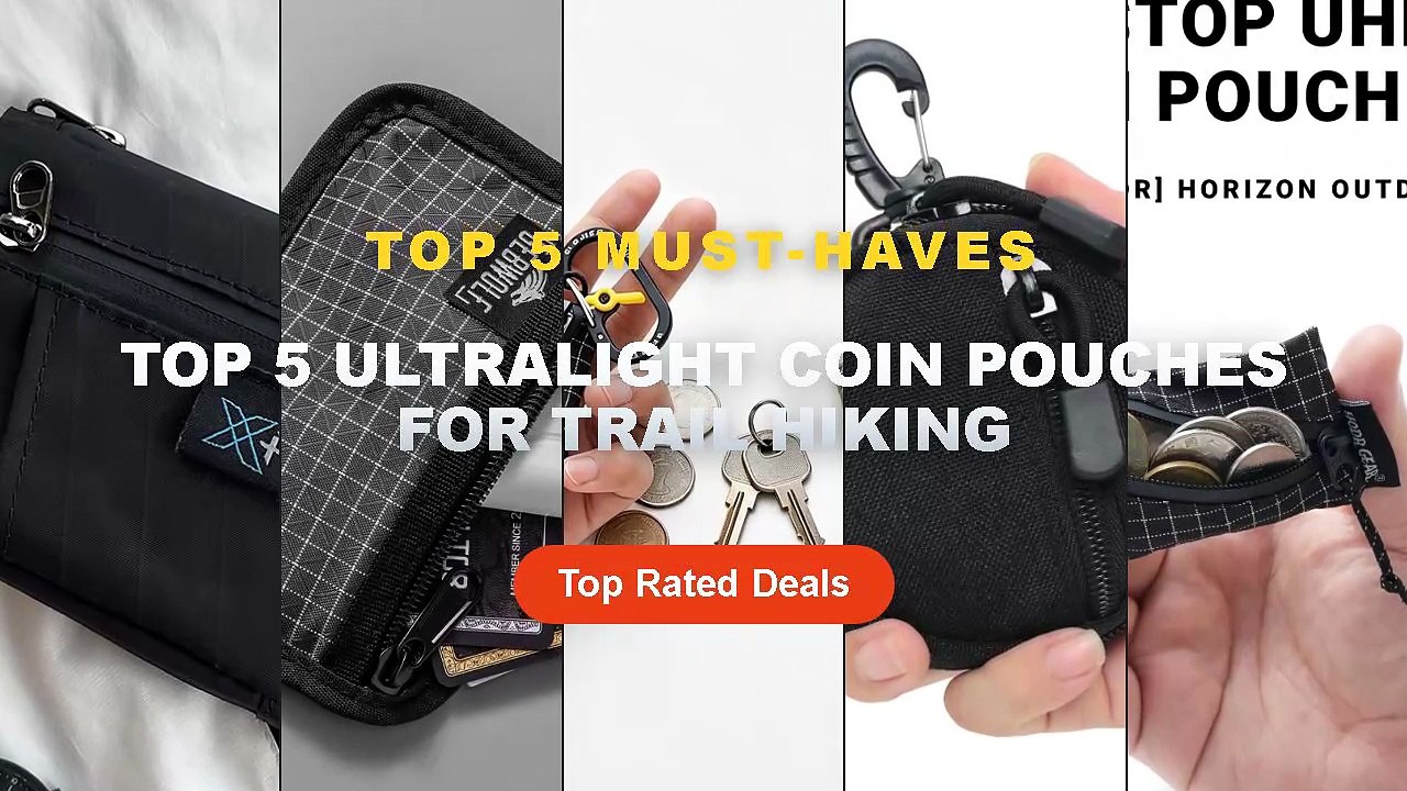 Best Top 5 Ultralight Coin Pouches For Trail Hiking on AliExpress | Review - HODRGEAR Trail Coin Pouch Ultralight 5.8g U...