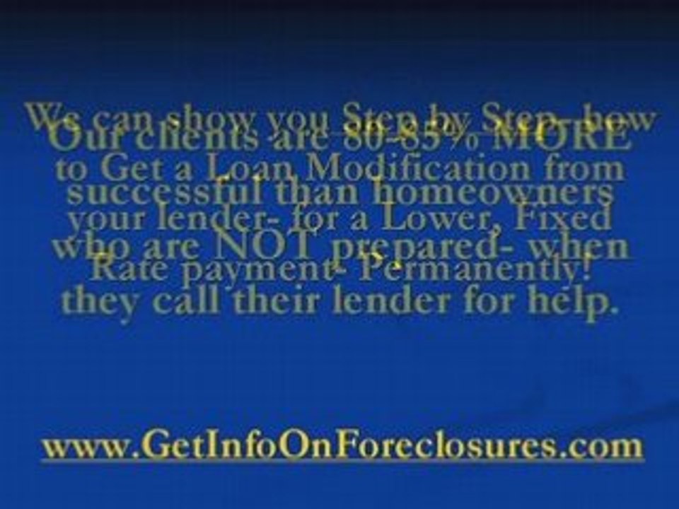 Foreclosure help, Avoid Foreclosure, Foreclosure advice