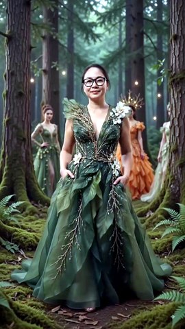 Goddess of the forest fashion