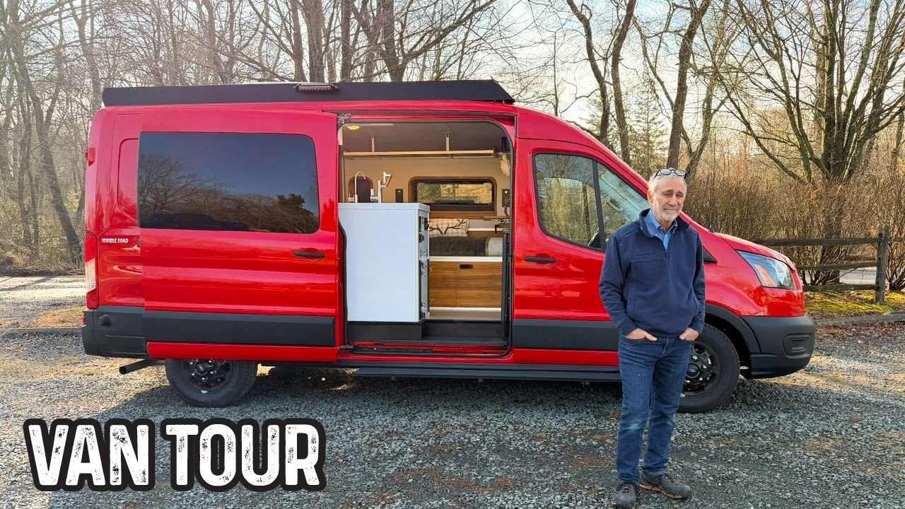 Perfect Solo Van Life Floor Plan: Humble Road Little Red Tour