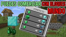 ¡El mundo donde los bloques comercian contigo en Minecraft está loquísimo! [Datapack divertidísimo]
