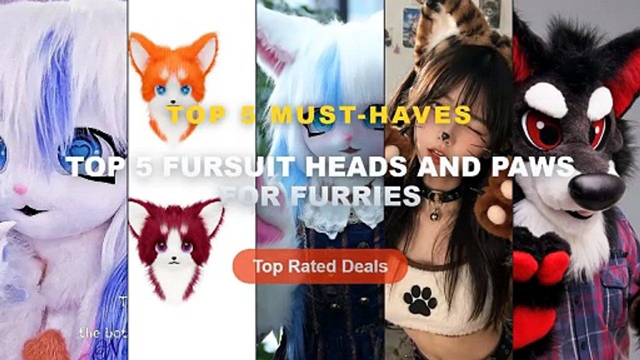 Amazing Top 5 Fursuit Heads And Paws For Furries You Need To See