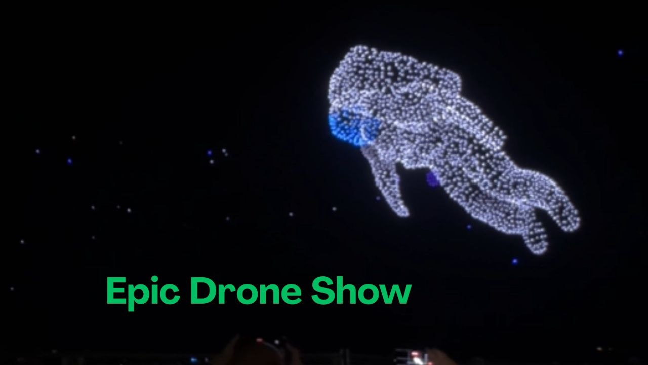 Drone Show Sets European Record With 3097 Drones At Festival In Matosinhos, Portugal