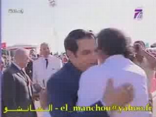 Tunisie - Visite de Khaddafi chez Benali