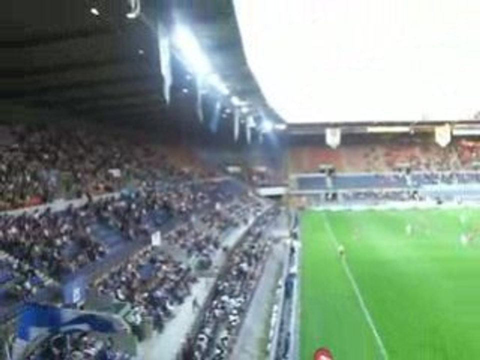 RCS - MHSC : chants UB90 + fumi parkage
