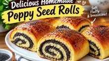 🔥 Soft & Fluffy Poppy Seed Rolls – So Delicious! 😍🥐