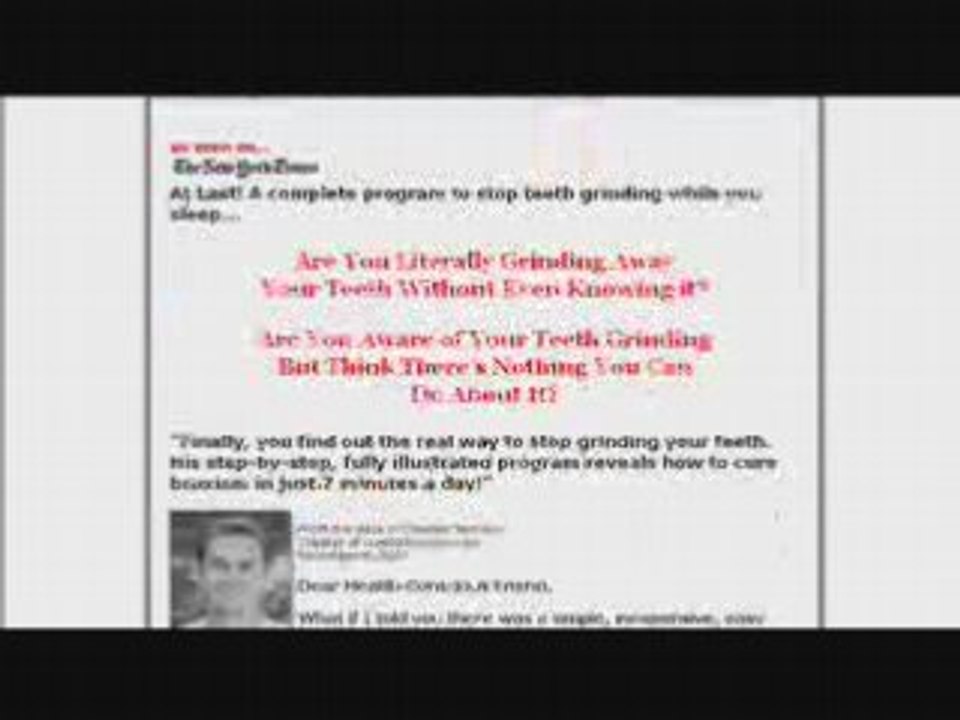 Cure For Bruxism Stop Teeth Grinding and Clenching! video Dailymotion