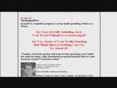 Cure For Bruxism - Stop Teeth Grinding and Clenching!