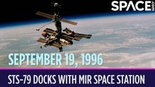 OTD in Space - September 19: STS-79 Docks with Mir Space Station