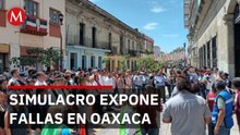 Indiferencia ciudadana y fallas técnicas opacan el éxito del simulacro de sismo en Oaxaca
