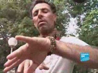 Homeless refugees in Paris