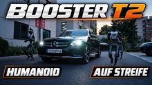Booster T2 im Einsatz: Roboter eskortieren Mercedes durch Wohnanlage