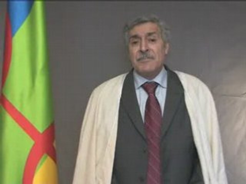 President de la kabylie independent  Ferhat Mehenni,