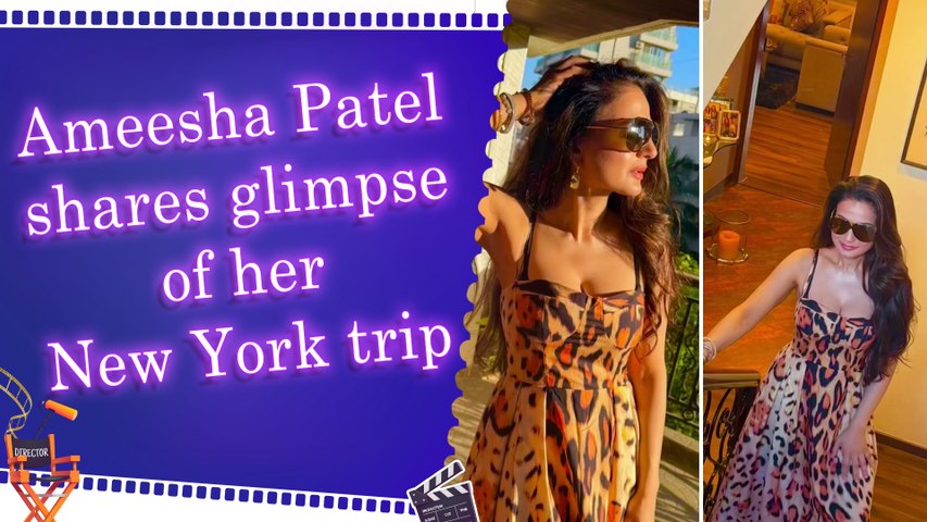 Ameesha Patel flaunts New York night vibes, reveals her love for Caviar on flights