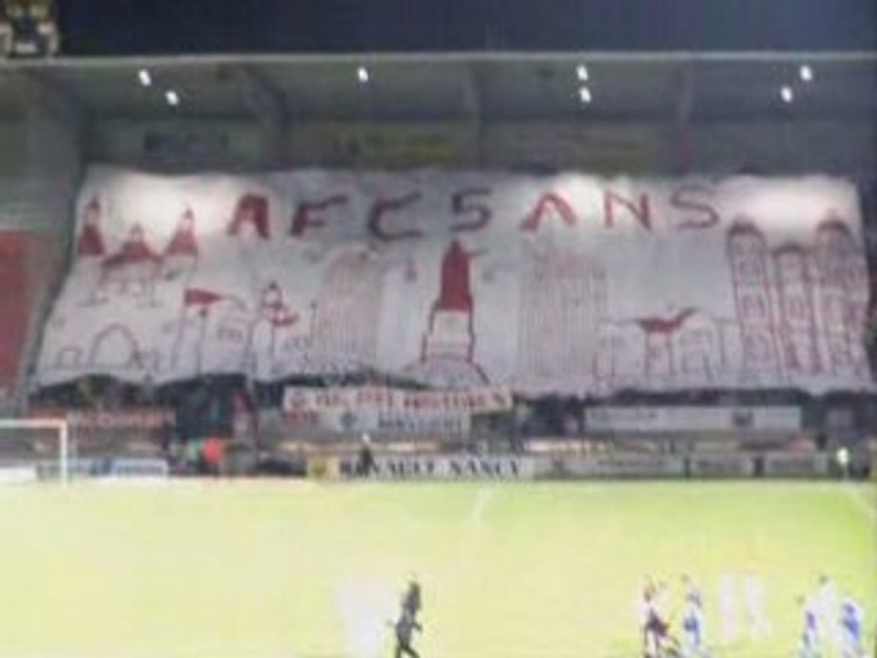Tifo Nancy Strasbourg 5 ans AFC