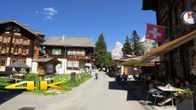 Mürren, Switzerland – Car-Free Alpine Village Walk with Stunning Mountain Views (4K)