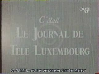 Indicatif fin Journal de Télé-Luxembourg 1957