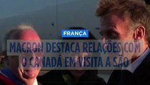 Macron destaca relações com o Canadá durante visita a São Pedro e Miquelão