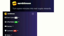 One of the leading cryptocurrency faucet - EarnBitMoon