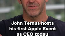 John Ternus Takes The Stage For His First Apple Keynote As The Company's CEO