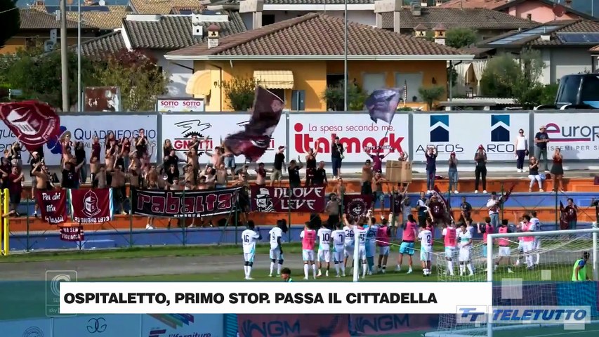 Video News - Ospitaletto, primo stop. Passa il Cittadella