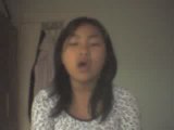 My sis singing catch me im falling for you