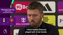 'Kobbie understands' - Carrick on Man United boos over Mainoo sub
