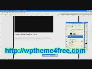 Watch Me Design a Wordpress Theme- Starting in Photoshop