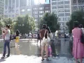 Mur d'eau et affichage à LED