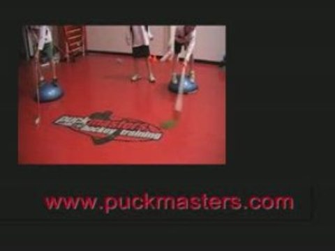 Hockey Dryland Drill - Passing - On Bosu Ball