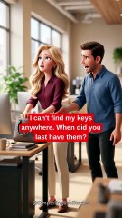 I LOST MY KEYS! 🔑😱 Easy English Conversation #shorts