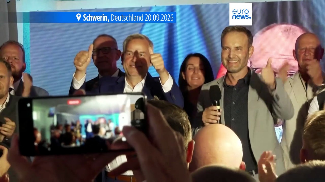 CDU fliegt in Mecklenburg-Vorpommern aus dem Landtag, AfD gewinnt mit 37 Prozent