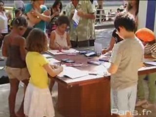 Paris plages « spécial enfants » quai de seine