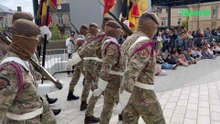 Rentrée académique de l'école d'infanterie qui fête le 80e anniversaire de sa création à Arlon