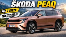 Škoda Peaq 90x in Rosewood-Beige Metallic: 7 Sitze und bis zu 640 km