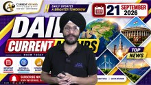 Daily Current Affairs 21 September 2026 | Most Important News | UPSC SSC Railway