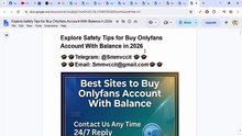 Where to Buy! OnlyFans Accounts With Balance: Top 99 Marketplace Platforms