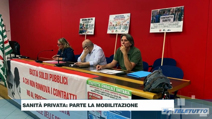Video News - Sanità privata: parte la mobilitazione