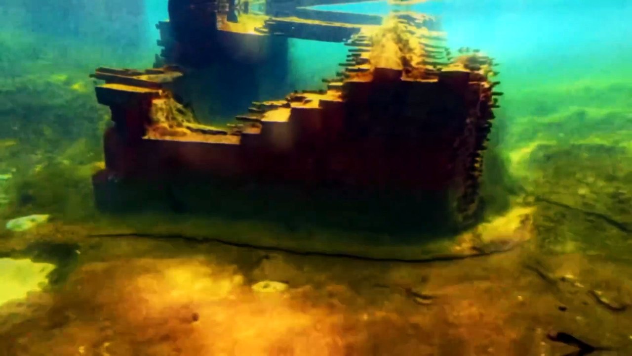 My DRONE Caught SLIDE-EATER Under WATER in REAL LIFE!