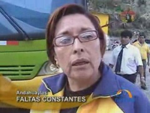 FALTAS CONSTANTES - ANDAHUAYLAS