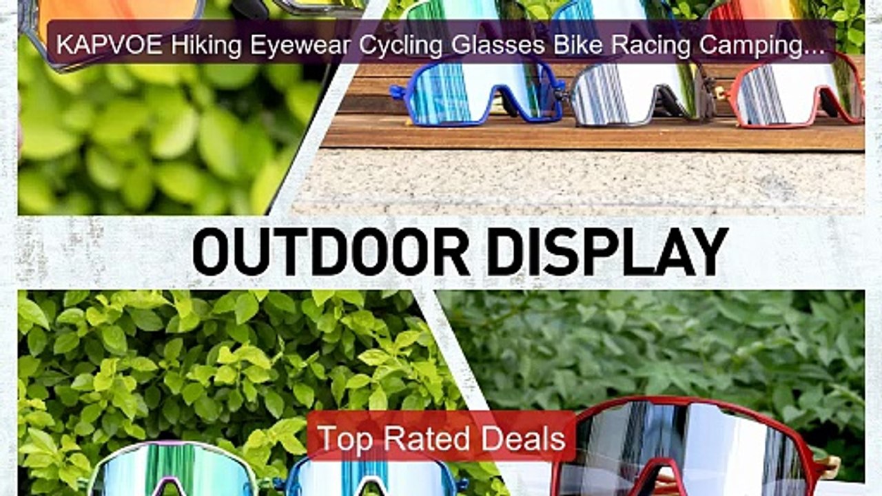 KAPVOE Hiking Eyewear Cycling Glasses Bike Racing Camping Sunglass... -- Best Deal 2026 | Shop Now!