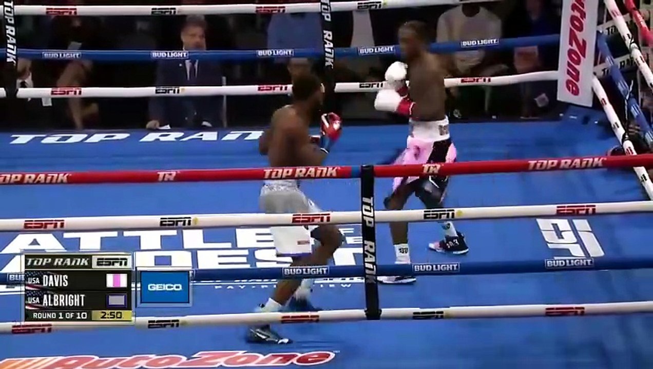 Keyshawn Davis vs Nahir Albright (14-10-2023) Full Fight [Full Movie ...