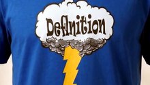 🔵 تيشيرت ازرق رجالي برق بعلامة دفنيشن Definition  إطلالة عصرية وكاجوال 🔥