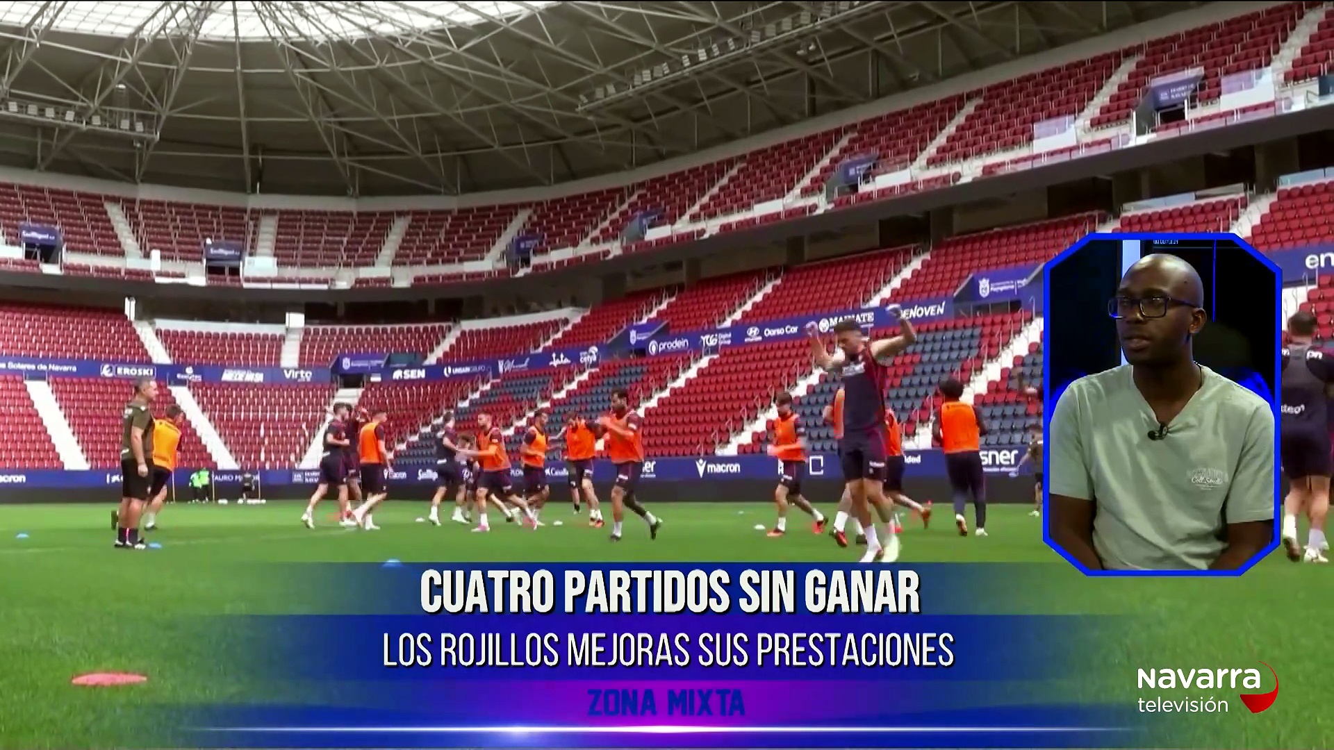 Zona Mixta 21/09/2026 Analizamos el empate de Osasuna con Manu Obama y José Javier Echeverría. Después conocemos la iniciativa 'Batea por el futuro' con la Asociación Nuevo Futuro y la Federación Navarra de Béisbol y Sóftbol.