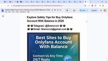 741 Websites To Buy! OnlyFans Account With Balance: Bulk Guide in Spain