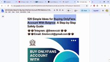 255 Sites To Buy! Onlyfans Account With Balance From BestUSAMarket