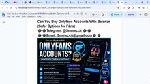 #248 Trusted Sites to Buy! Onlyfans Accounts With Balance From BestUSAMarket