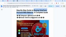 395 Platforms To Buy! Onlyfans Account With Balance in Online
